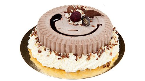 Glasstårta Chokladtårta