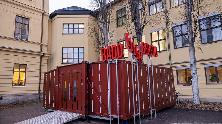 Utställningen Rädd eller beredd kommer till Karlstad och Tingvallagymnasiet. Foto: Melker Dahlstrand, MSB