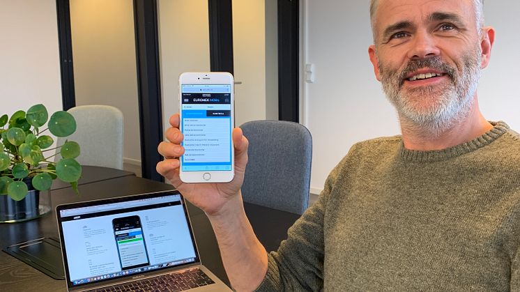 Daglig leder Hans Petter Jensen i Input Data tror verkstedene vil sette pris på tidsbesparelsen og ta godt i mot EuroMek Mobil.
