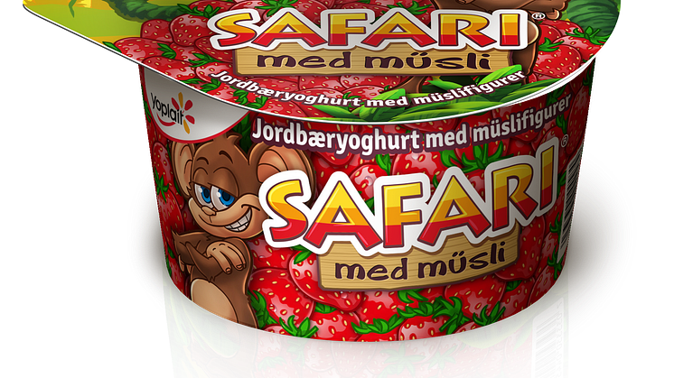 Safari müsliyoghurt med jordbær