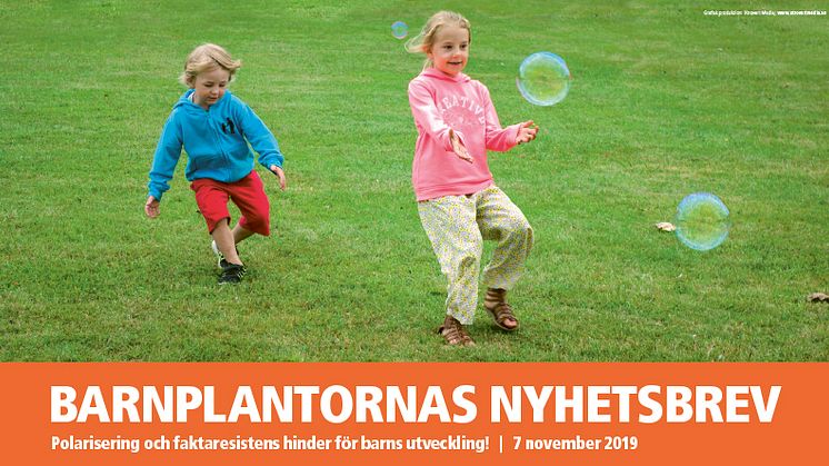 BARNPLANTORNAS NYHETSBREV den 7 november 2019