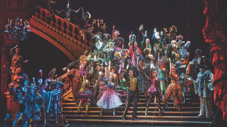 Fra teatrets seneste produktion af The Phantom of the Opera