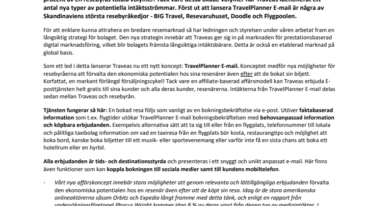 Traveas mångdubblar volympotentialen