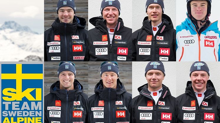 Herrtruppen till JVM. Foto: Klas Rockberg