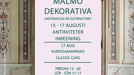 Malmö Dekorativa – Antikmässa på Katrinetorp i Malmö