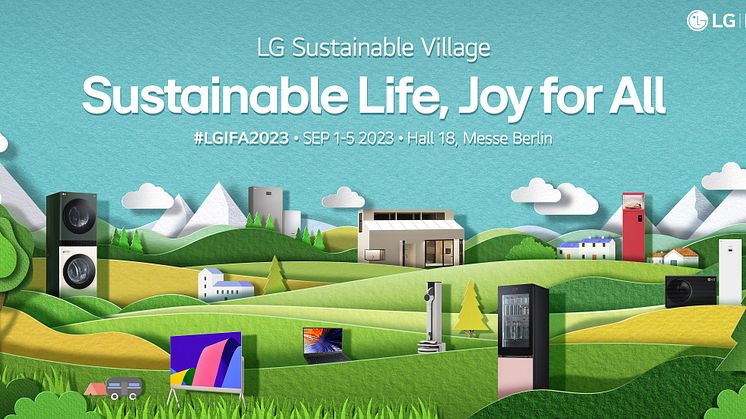 LG visar upp hållbara innovationer och smarta hem-lösningar på IFA 2023.