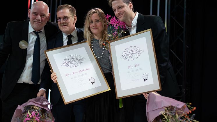Jan Almgren, Adam Svanell, Lovisa Lamm Nordenskiöld och Hugo Lavett, foto Felix Palmqvist