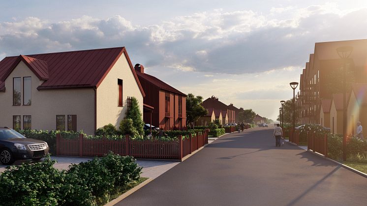 Ekeblad Bostads vision för Karlsfrid, Vadstena.