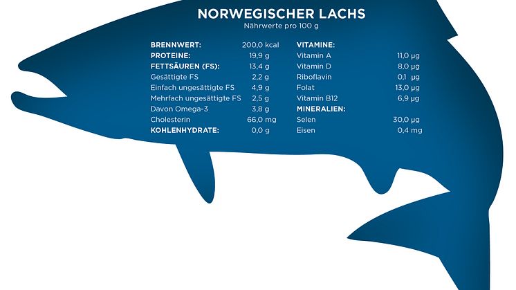 So gesund ist Lachs: die wichtigsten Nährwerte in der Übersicht.