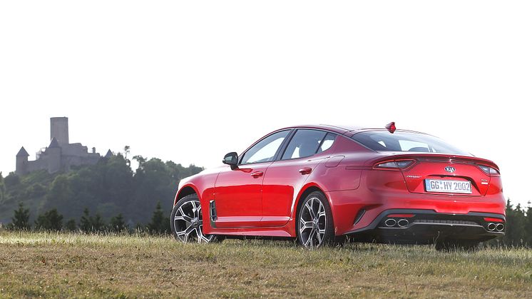 KIA Stinger testing at Nurburgring