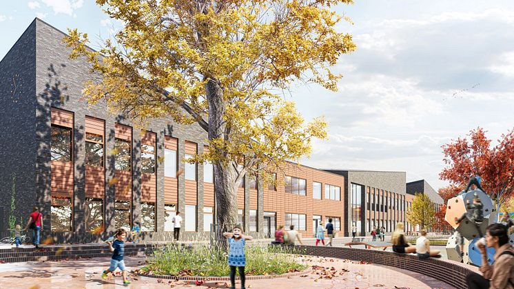 Bjärehovsskolan. Bild från Kamikaze Arkitektur AB.