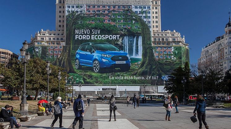 Ford Ecosport Billboard Madrid