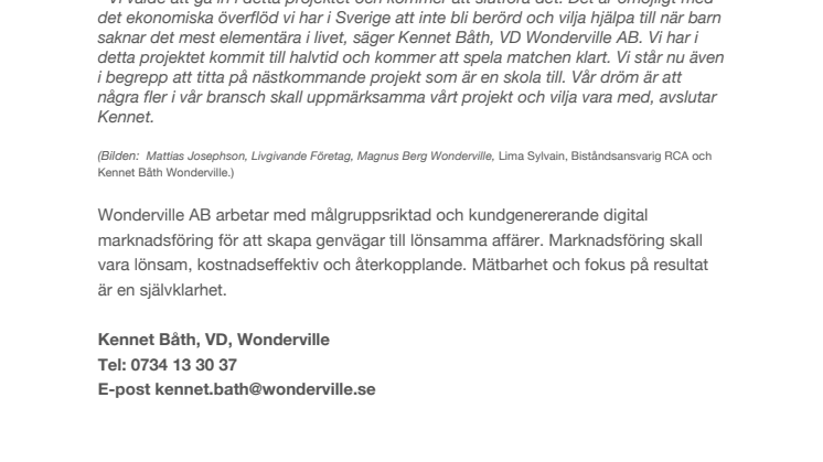  Reklambyrån Wondervilles skola tar nästa steg!