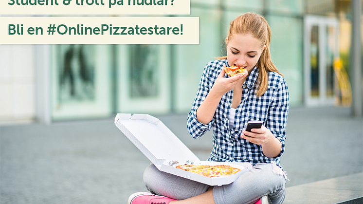 OnlinePizza söker studenter i Göteborg för sommarens matnyttigaste extraknäck 
