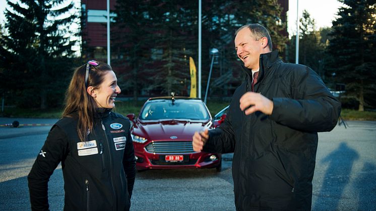Fords promillesimuleringsdrakt ga full uttelling