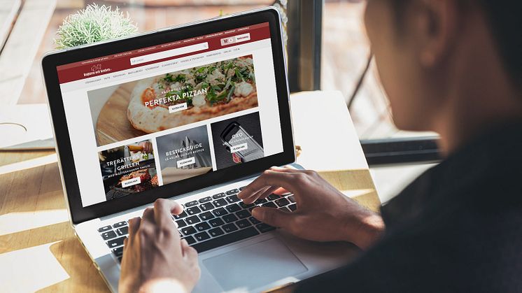 Bagaren och Kocken laptop hemsida