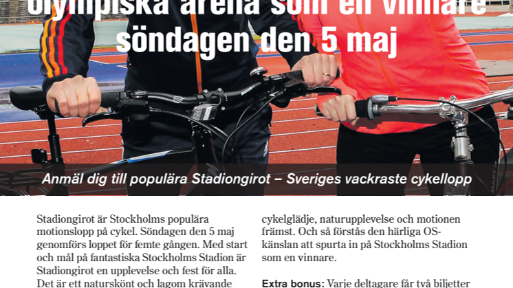 Stadiongirot 5 maj 2019