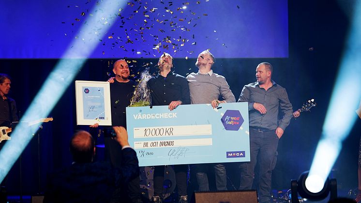 Bil och Diagnos vinner priset årets MECA Bilservice verkstad 2019.