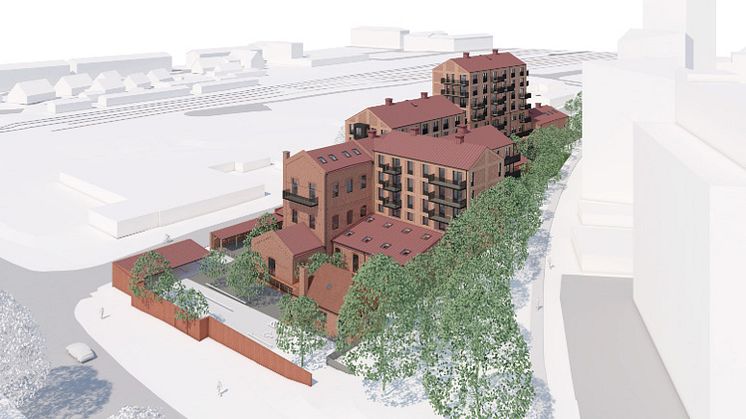 Direkt efter sommaren startar omvandlingen av den gamla Spritfabriken i Eslöv. Spritfabriken är värdefull för kulturmiljön i Eslöv. De byggnader som är skyddade kommer att bevaras och kompletteras med nya byggnader som harmoniserar med de äldre.