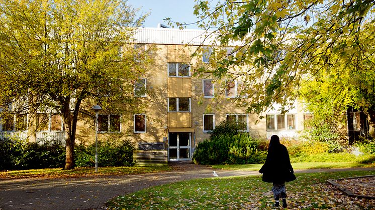 Trevåningshus på Törnrosen.