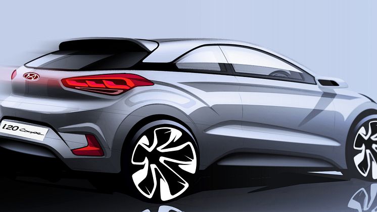Hyundai avslöjar: första bilderna på nya i20:s interiör samt skiss på nya i20 Coupe