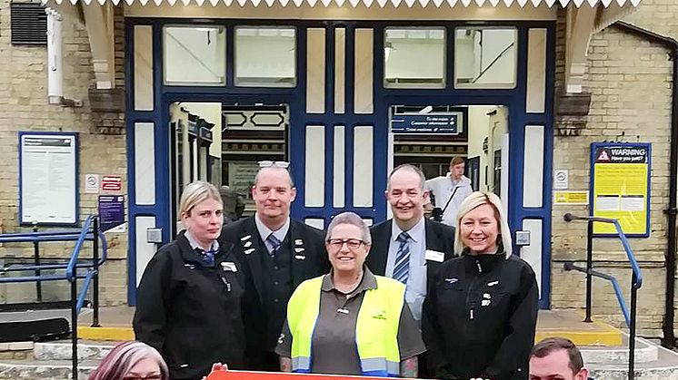 What a result: (from left) Tammy Swiderski EAAA, and Great Northern staff Samantha Hart, Brian Cain, Vicky Somerton, Michael Howard, Melanie Denley and Graeme Pratt.