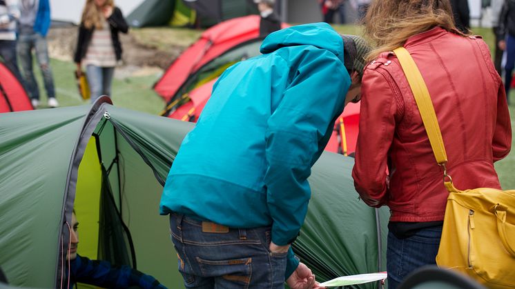 Tältbyn på Nordic Outdoor 2013