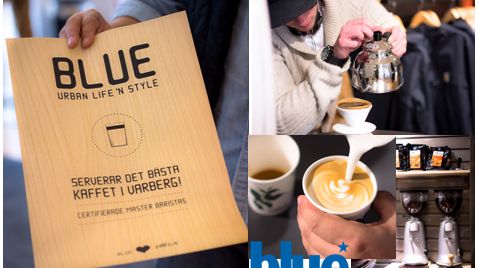Blue i Varberg sätter Zoégas kaffe i centrum