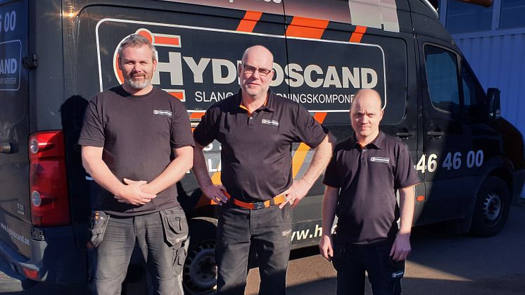 Fr. vä: Fredrik Gunnarsson, Mats Nilsson och Mikael Möller.