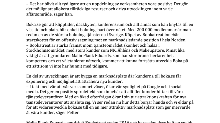 Youcal förvärvar Bookatreat, vill bli störst i Norden