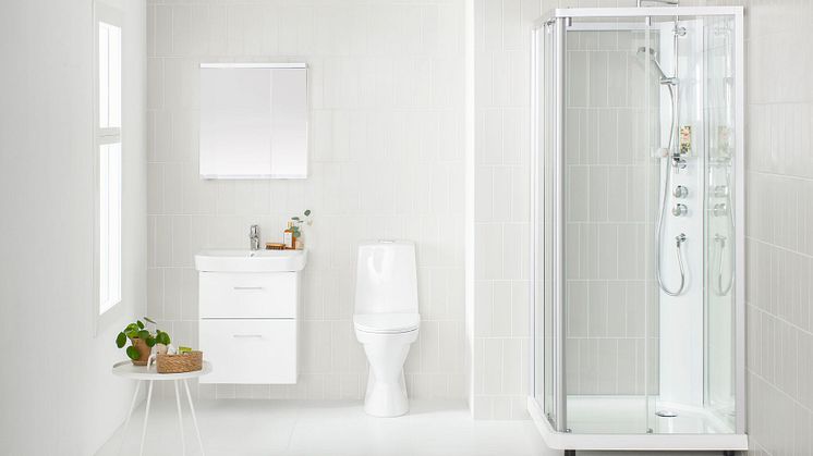 IDO Glow64 -istuin ja Showerama-suihku