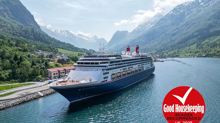 Fred. Olsen Cruise Lines’ itineraries receive seal of approval from Good Housekeeping with coveted Reader Recommended accreditation