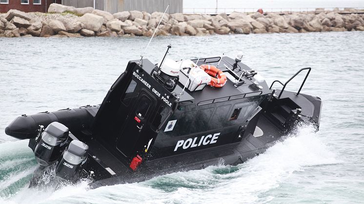Dorset Police Marine Section’s new patrol boat, Buccaneer