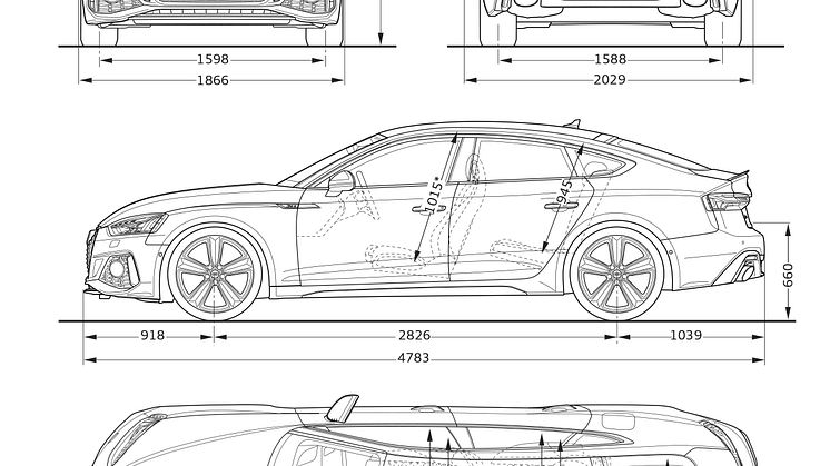 Audi RS 5 Sportback specifikationer