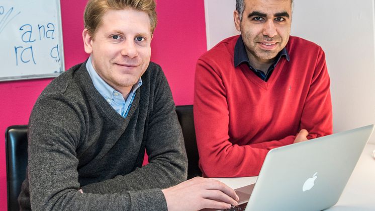 Billectas grundare Jonas Ahlberg och Jacob Gevcen.