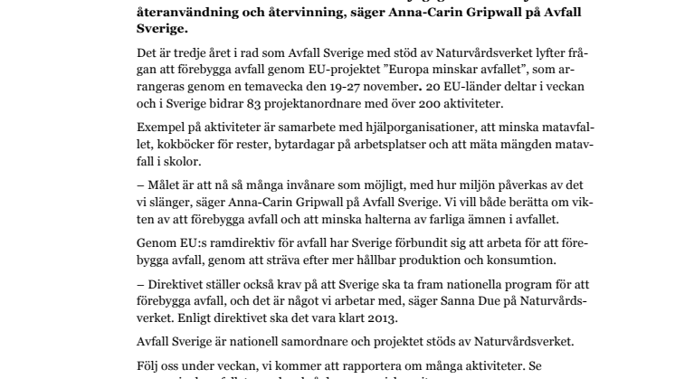 Det finns inget avfall