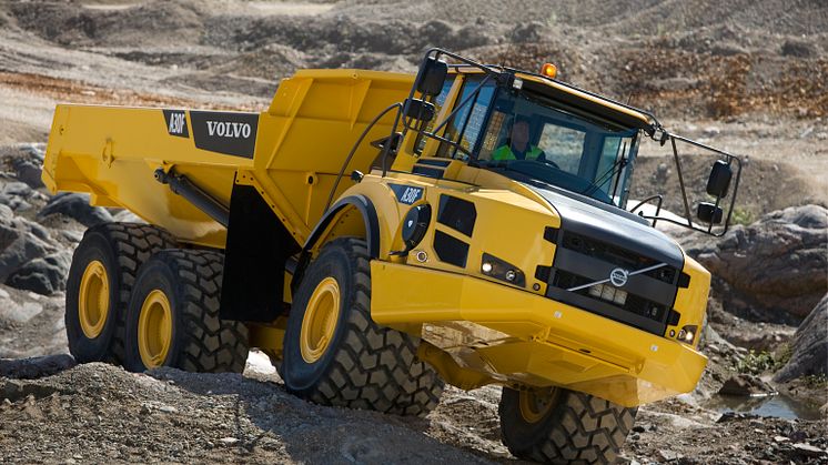 Volvo dumper F-serien - i arbete