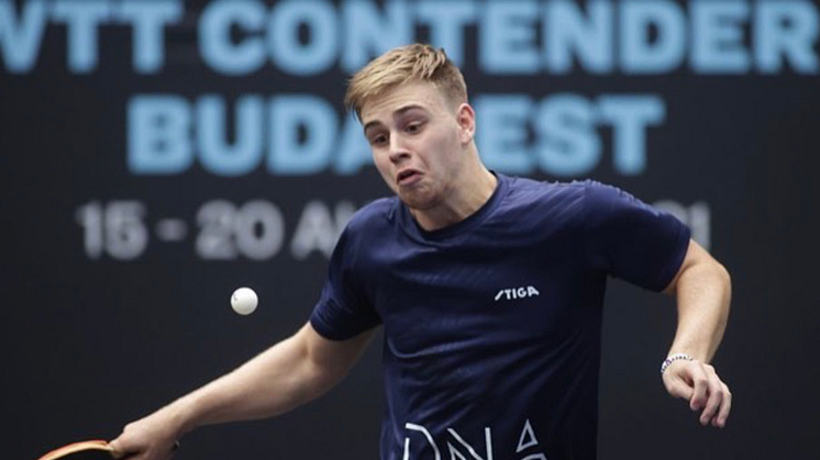 Truls Möregårdh på WTT i Budapest 2021. Foto: WTT