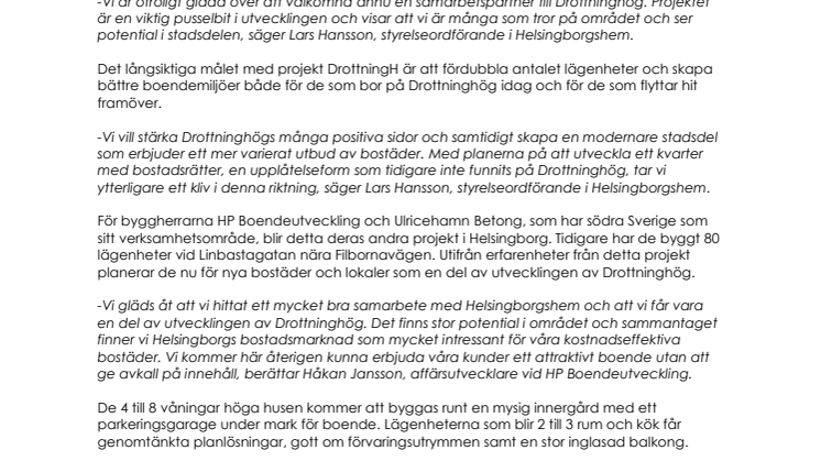 Bostadsrätter på Drottninghög