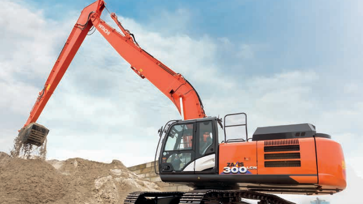 Broschyr Hitachi Super Long Front  ZX130LCN-6