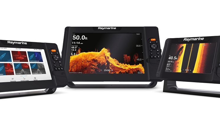 NYE Raymarine Element-sonar/GPS med ny ekkolodd teknologi, raskt prosessor og enkelt brukergrensesnitt