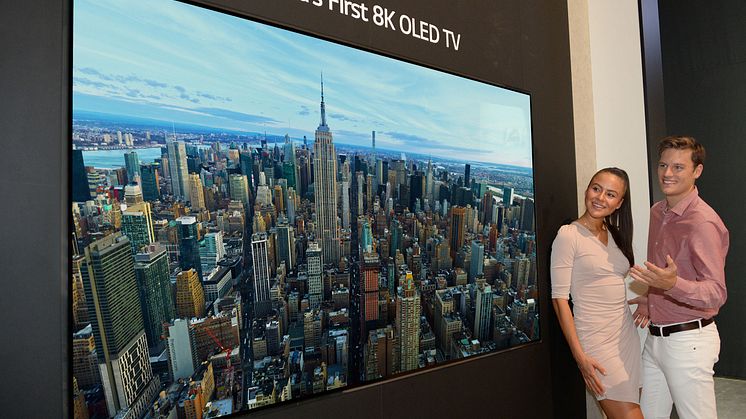 IFA: LG introducerar världens första OLED-TV med 8K-upplösning 