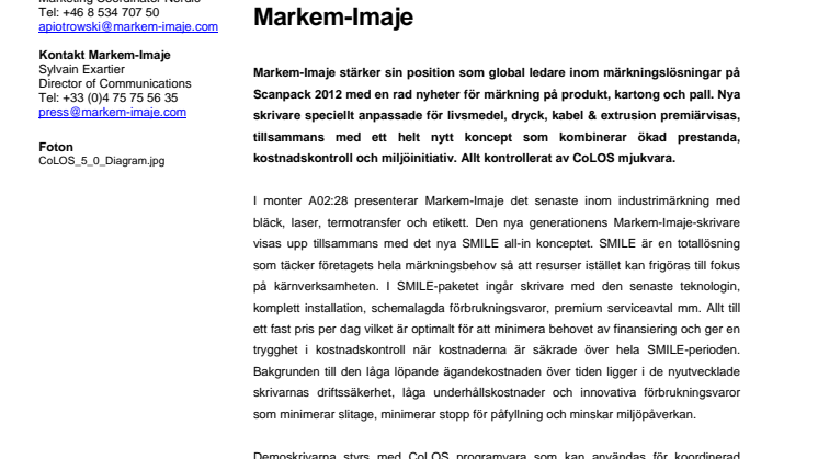 Total kontroll över din märkning med de senaste produktnyheterna från Markem-Imaje