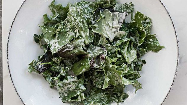 Vintersallad på färska krukörter