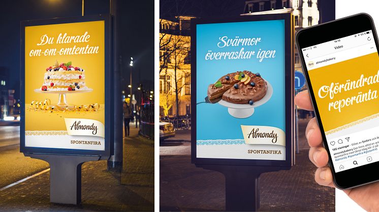 Almondy lanserar nytt kommunikationskoncept – hyllar spontana stunder i vardagen