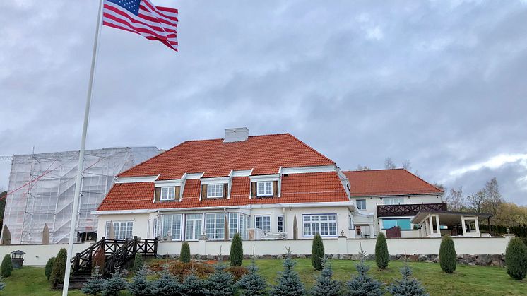 Villa Söderås på Lidingö, VSQ Property AB är ägare av fastigheten. Foto: Hans Uhrus