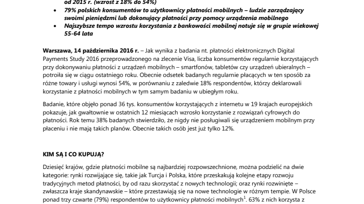 Europejczycy otwierają się na nowe sposoby płacenia dzięki czemu rośnie popularność płatności mobilnych