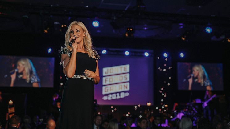 Jessika Andersson uppträder även på årets Jontefondsgala