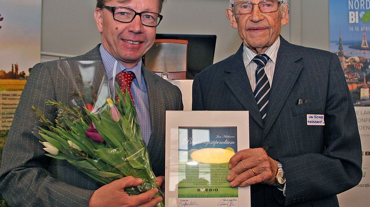 ​Patrik Marklund tilldelas Jan Häckners bioenergistipendium 2015