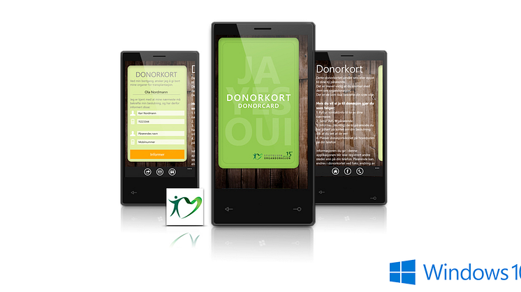 Donorkortet til Windows-telefoner